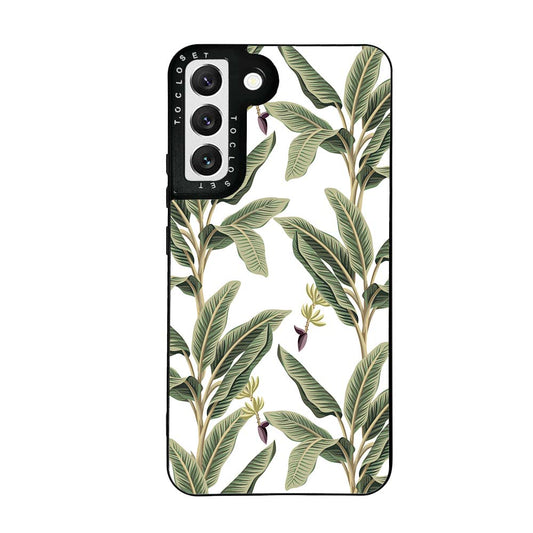 Tropical Leaf Designer Samsung S22 Plus Case Cover