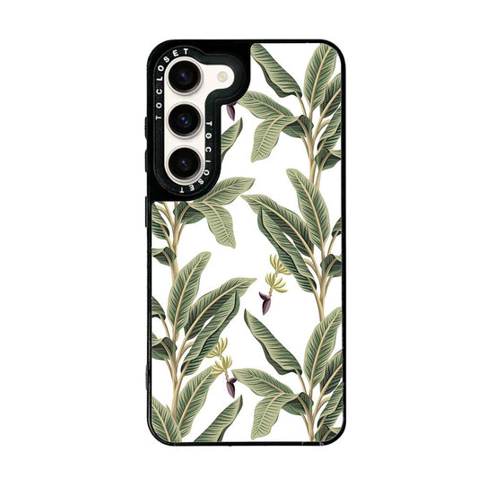 Tropical Leaf Designer Samsung S23 Case Cover