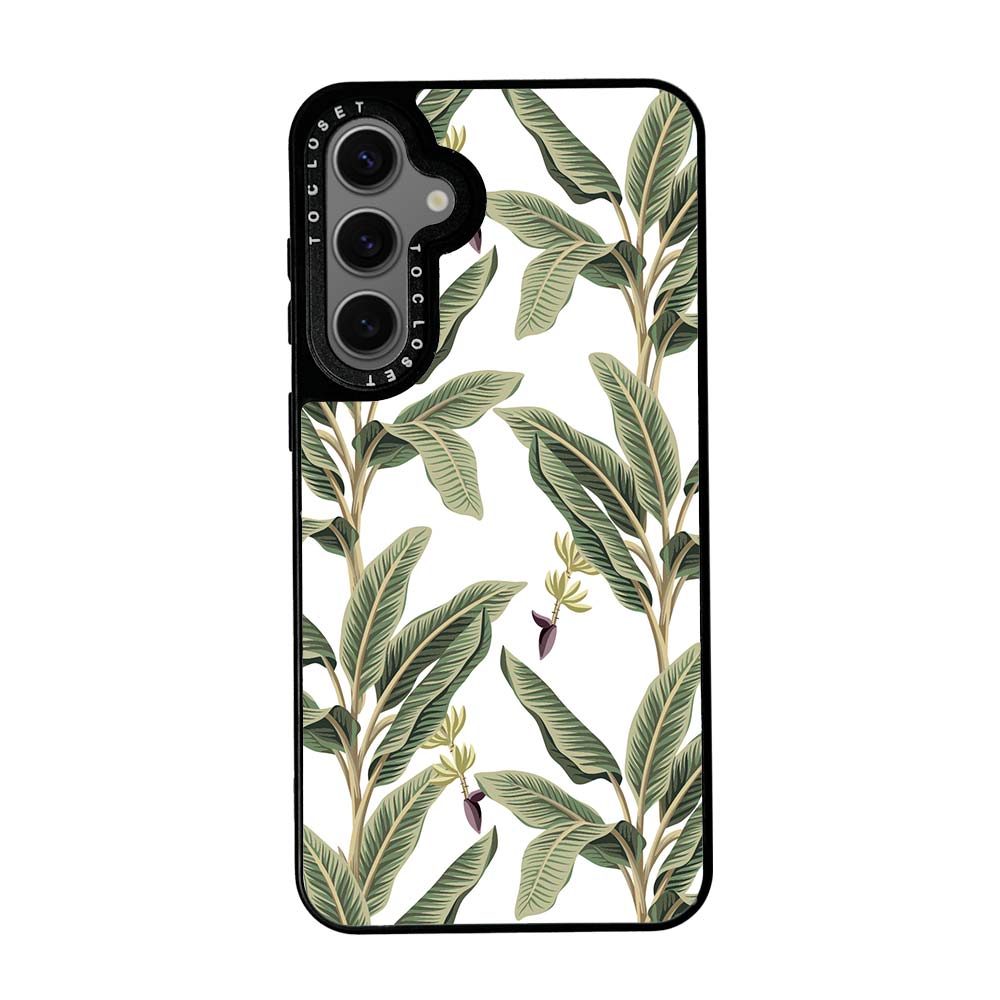 Tropical Leaf Designer Samsung S23 FE Case Cover