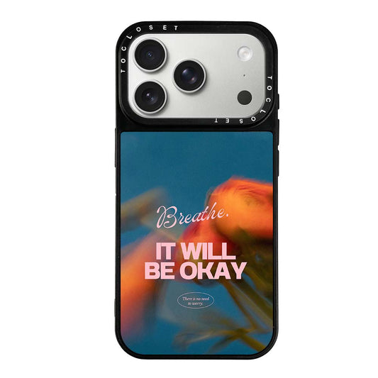 Breathe Designer iPhone 17 Pro Case Cover