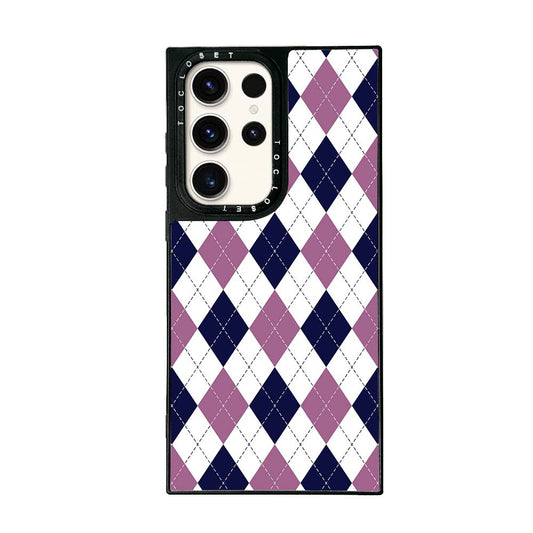 Winter Plaid Designer Samsung S24 Ultra Case Cover