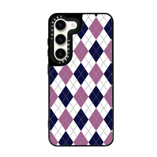 Winter Plaid Designer Samsung S23 Case Cover