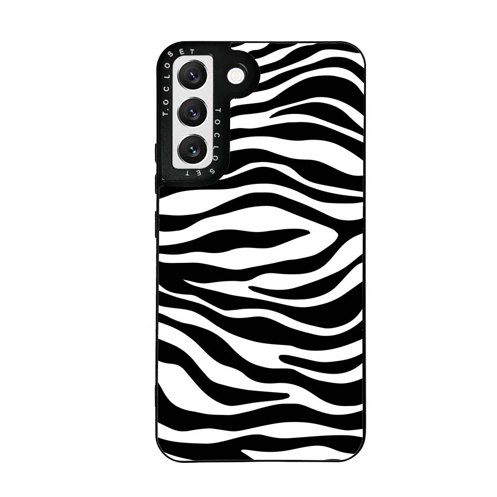 Zebra Designer Samsung S22 Case Cover