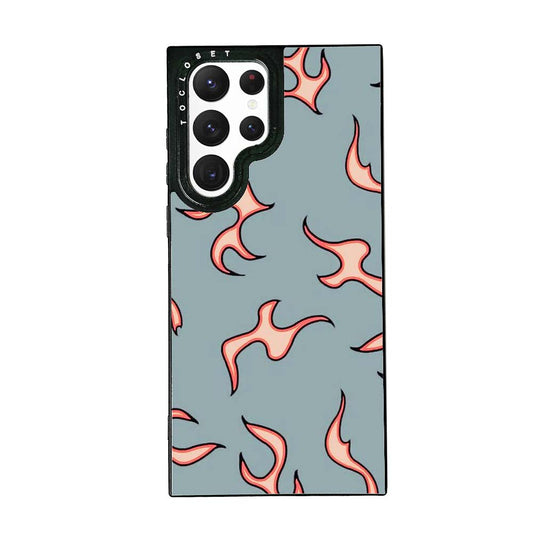 Fire Designer Samsung S22 Ultra Case Cover