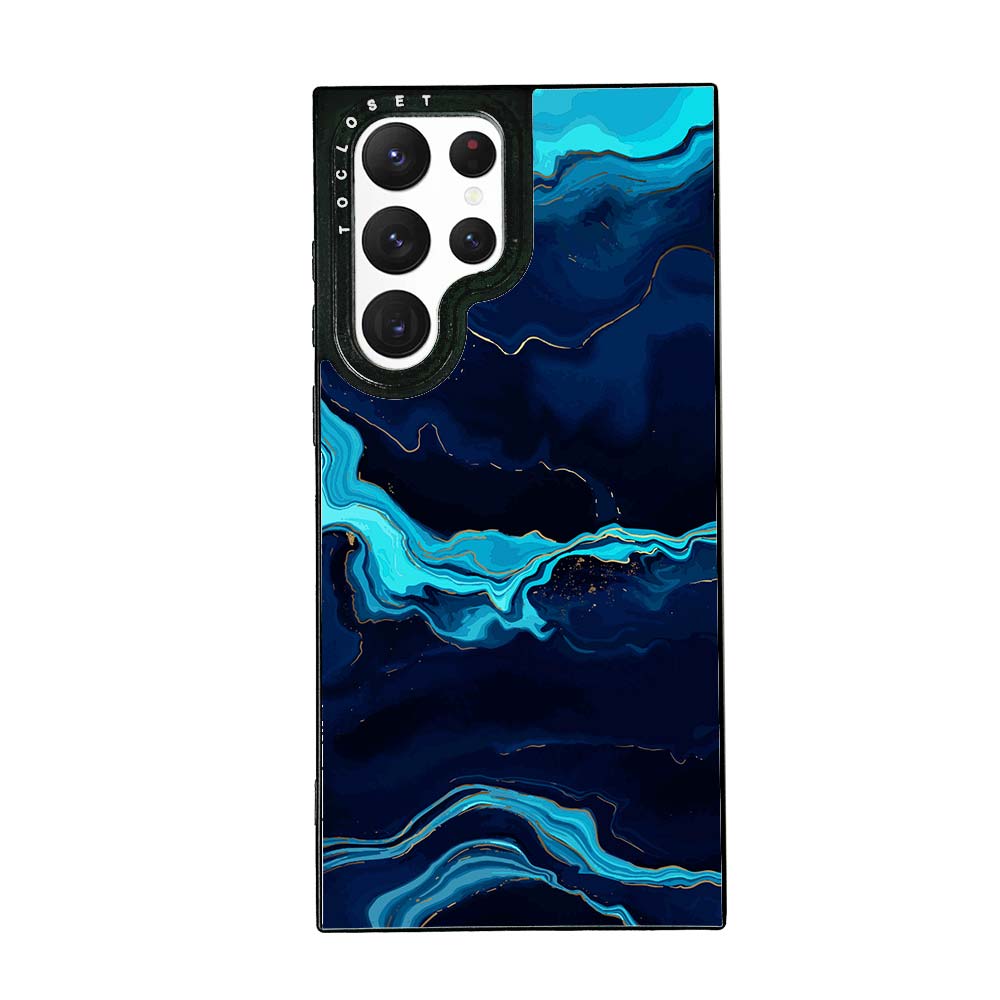 Blue Marble Designer Samsung S22 Ultra Case Cover