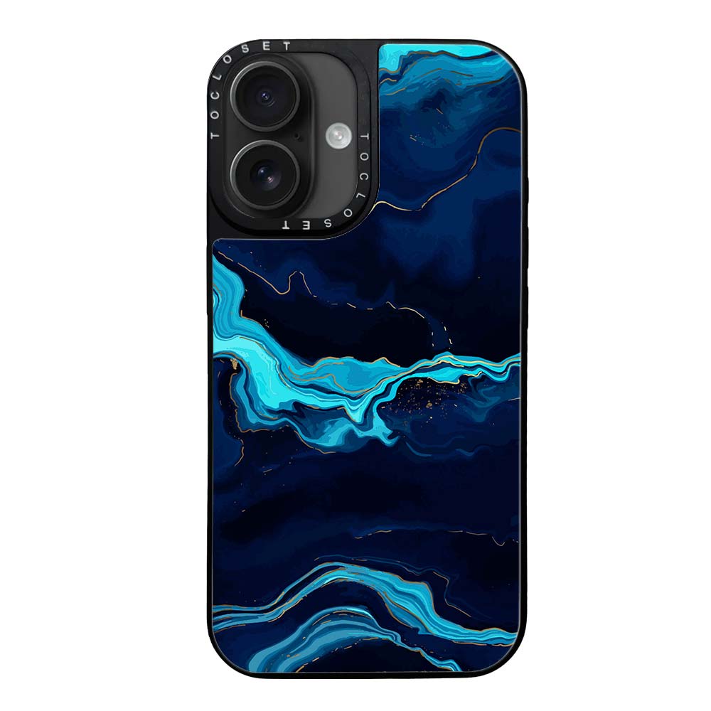 Blue Marble Designer iPhone 16 Plus Case Cover