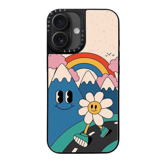 Walking Daisy Designer iPhone 17 Case Cover