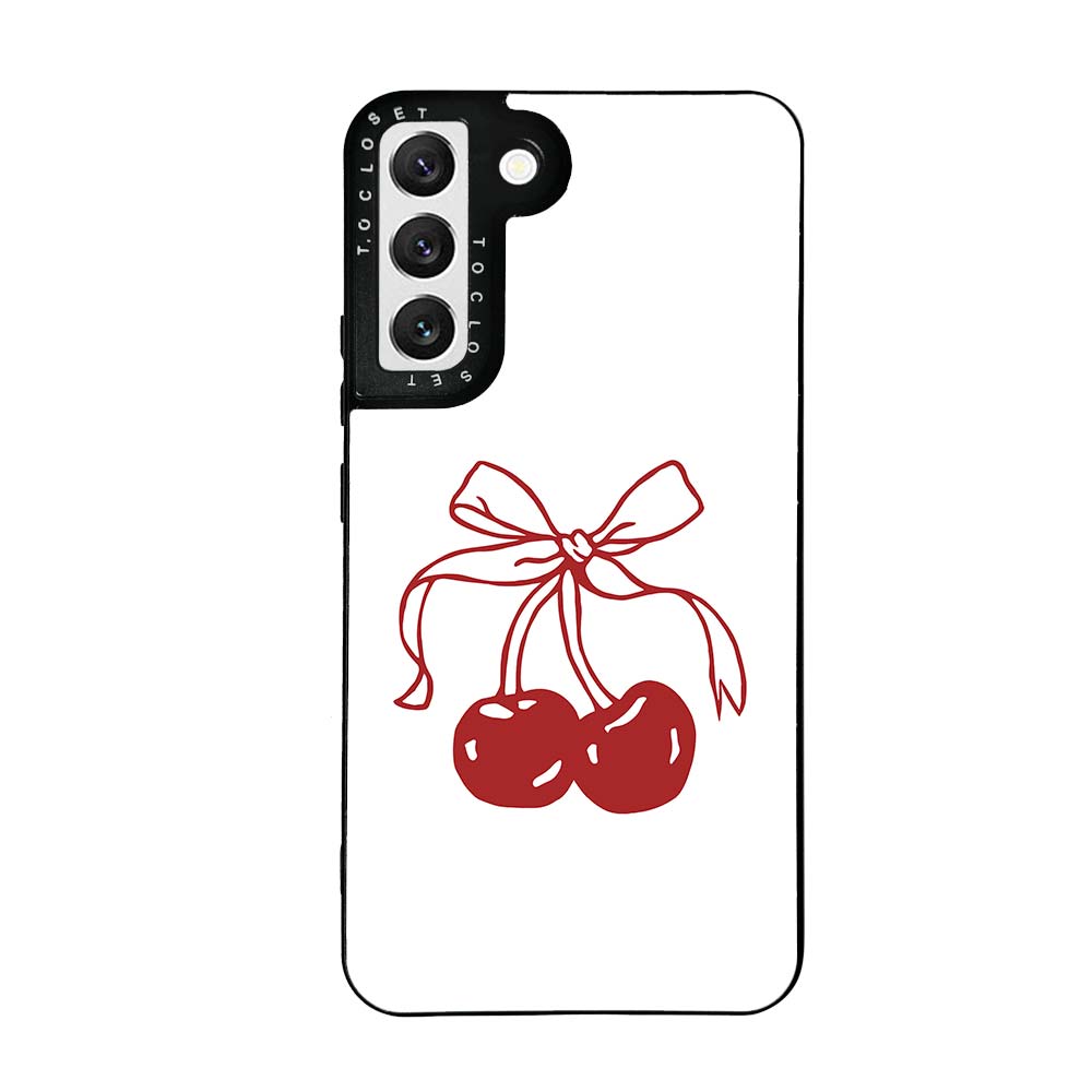 Cherry Designer Samsung S22 Case Cover