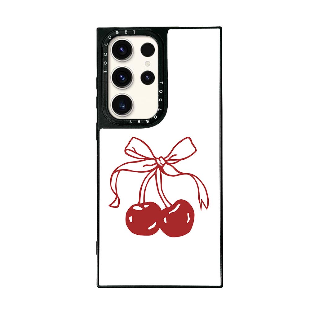 Cherry Designer Samsung S24 Ultra Case Cover