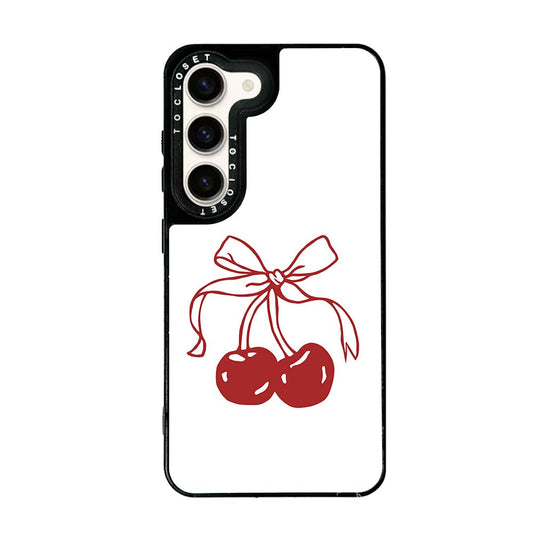 Cherry Designer Samsung S23 Plus Case Cover