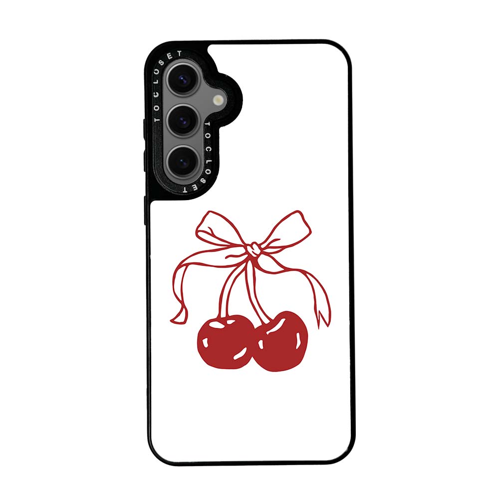 Cherry Designer Samsung S24 Case Cover