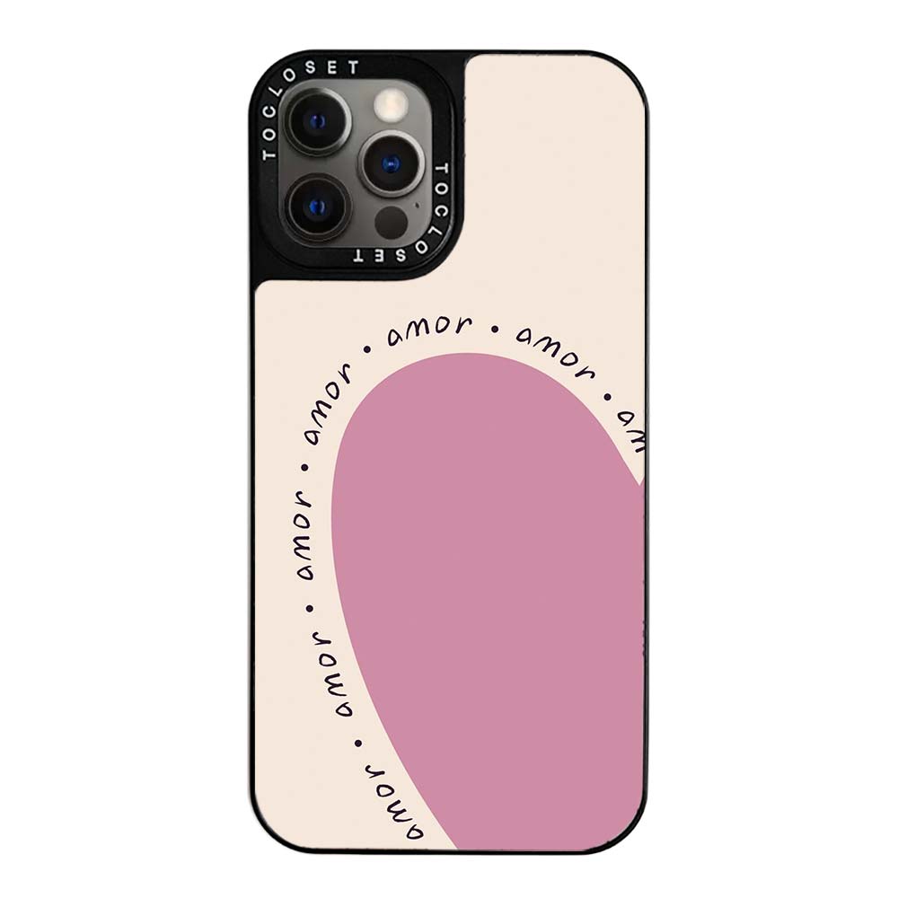 Amor Designer iPhone 12 Pro Case Cover