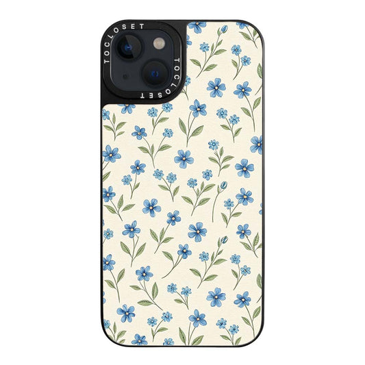 Baby Blue Designer iPhone 15 Case Cover