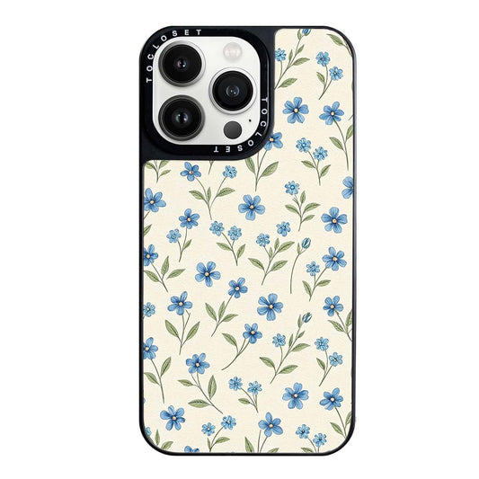 Baby Blue Designer iPhone 16 Pro Max Case Cover