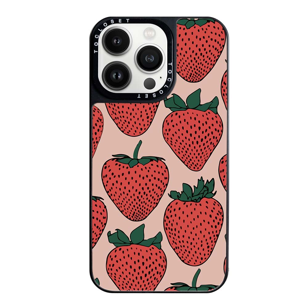 Berry Chic Designer iPhone 16 Pro Case Cover