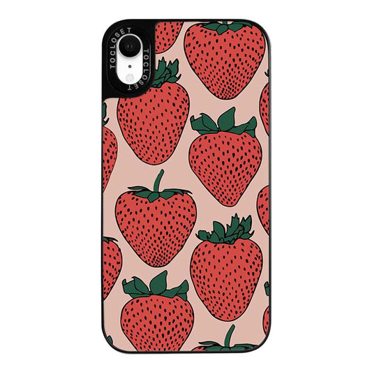 Berry Chic Designer iPhone XR Case Cover