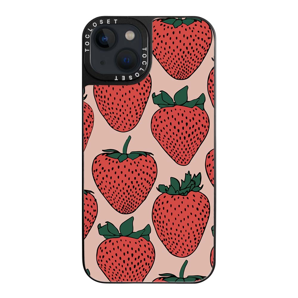 Berry Chic Designer iPhone 13 Mini Case Cover