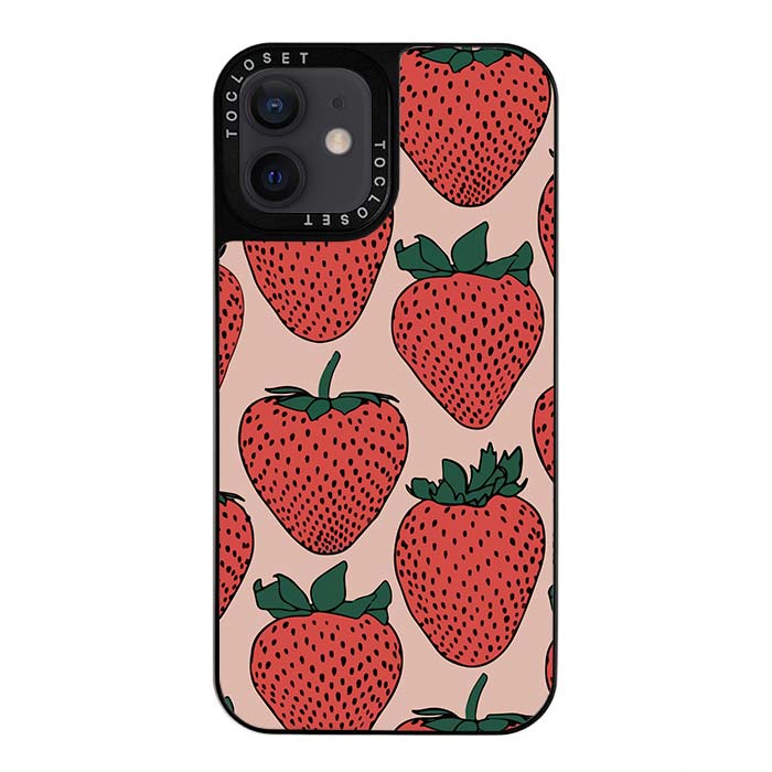 Berry Chic Designer iPhone 12 Mini Case Cover