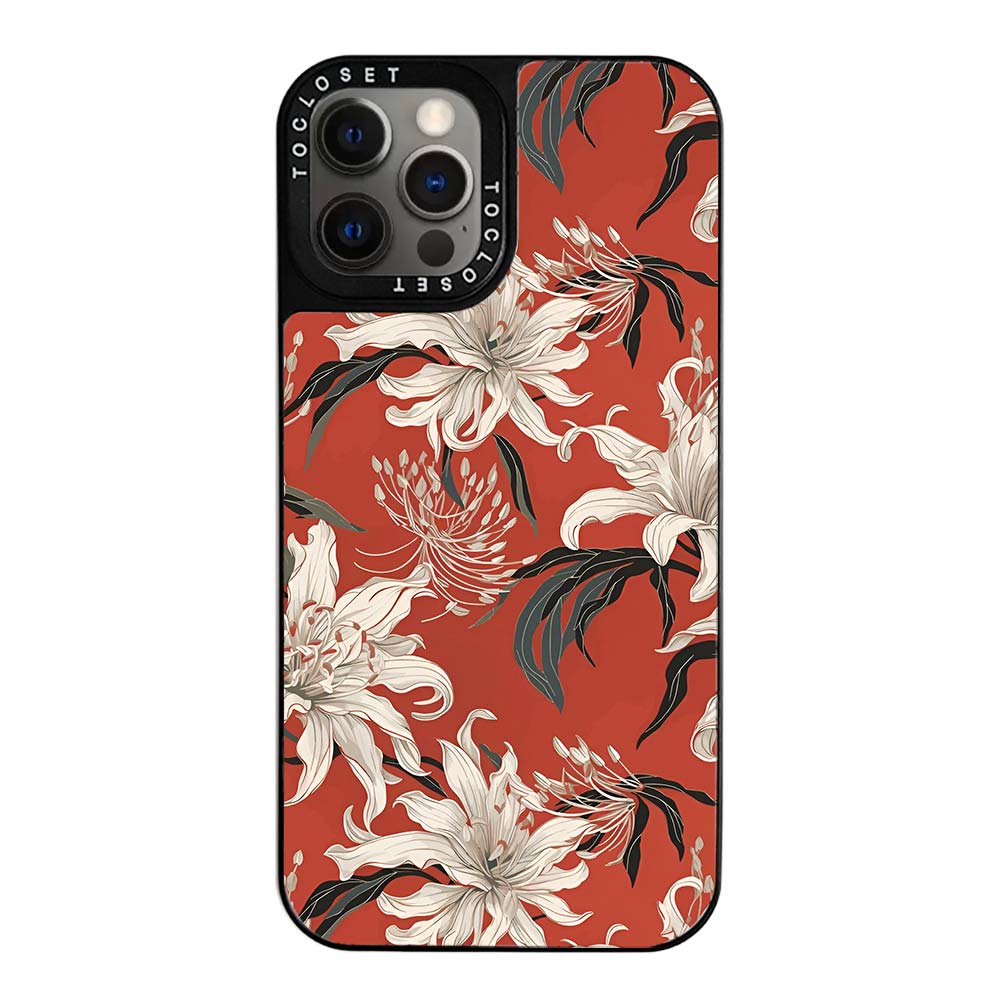 Floral Whisper Designer iPhone 12 Pro Max Case Cover