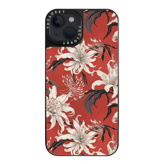 Floral Whisper Designer iPhone 13 Case Cover