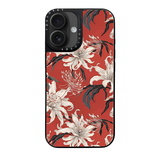 Floral Whisper Designer iPhone 16 Plus Case Cover