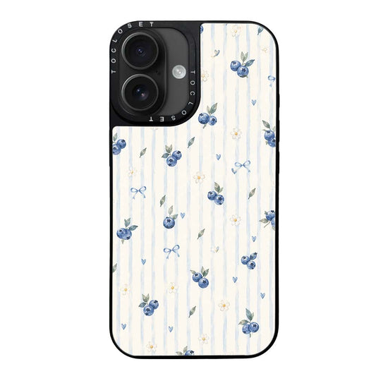 Blueberry Designer iPhone 16 Case Cover
