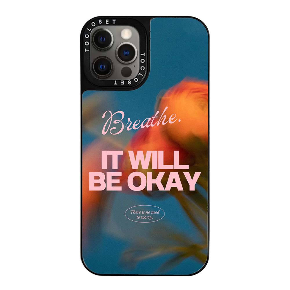 Breathe Designer iPhone 12 Pro Max Case Cover