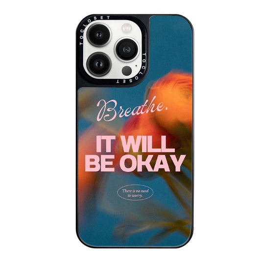 Breathe Designer iPhone 15 Pro Case Cover