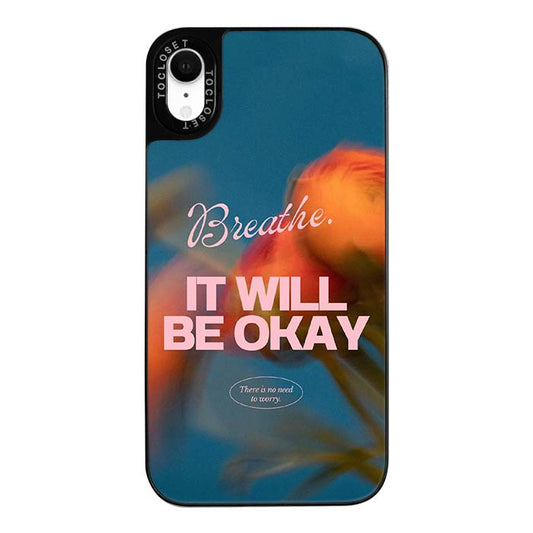 Breathe Designer iPhone XR Case Cover