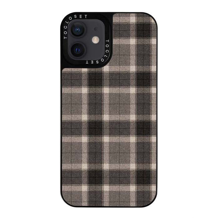 Earthy Plaid Designer iPhone 11 Case Cover