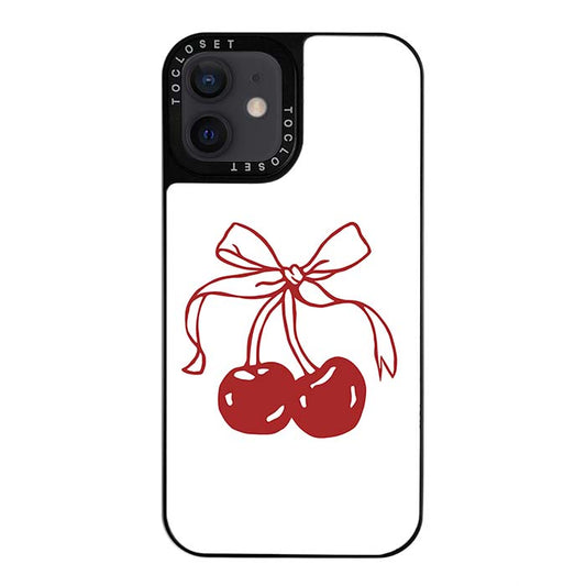 Cherry Designer iPhone 12 Mini Case Cover