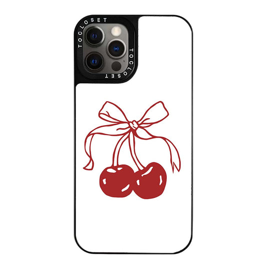 Cherry Designer iPhone 12 Pro Case Cover