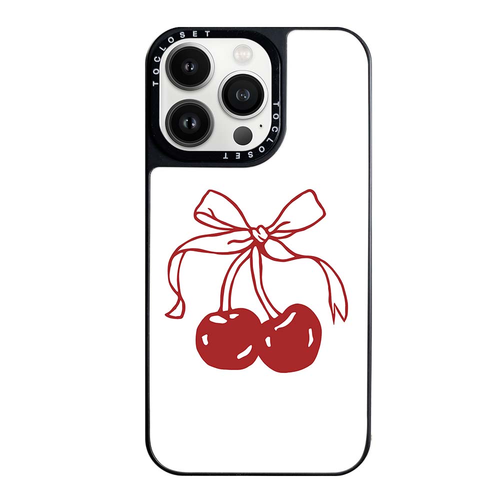 Cherry Designer iPhone 16 Pro Max Case Cover