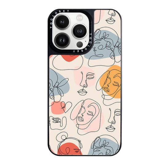 Faces Designer iPhone 16 Pro Max Case Cover