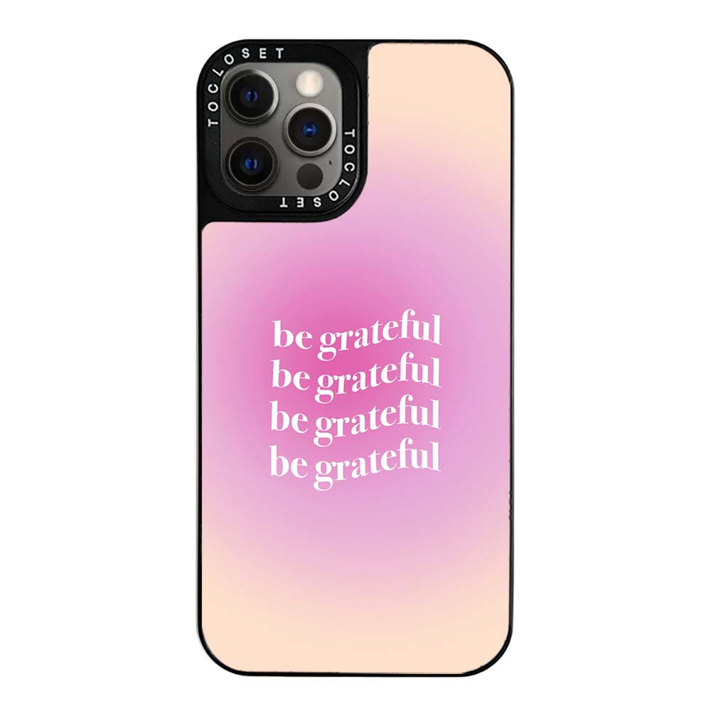 Be Grateful Pattern Designer iPhone 11 Pro Case Cover