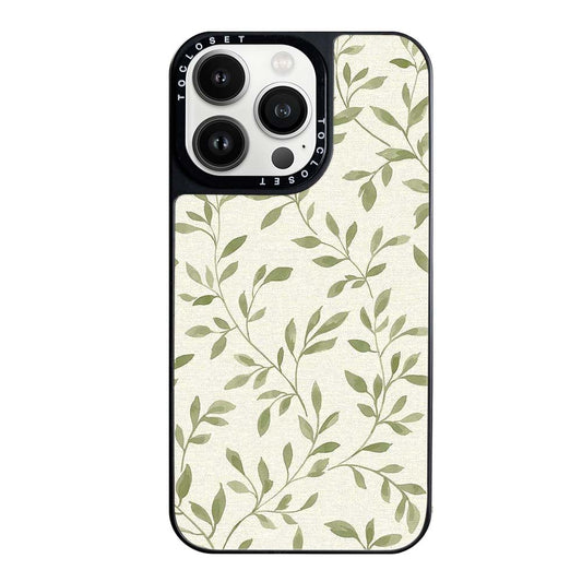 Leafy Designer iPhone 16 Pro Max Case Cover