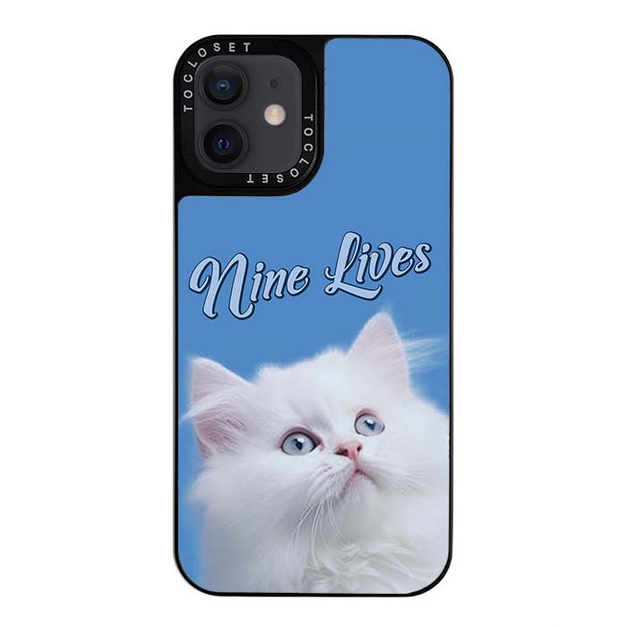Nine Lives Designer iPhone 12 Case Cover