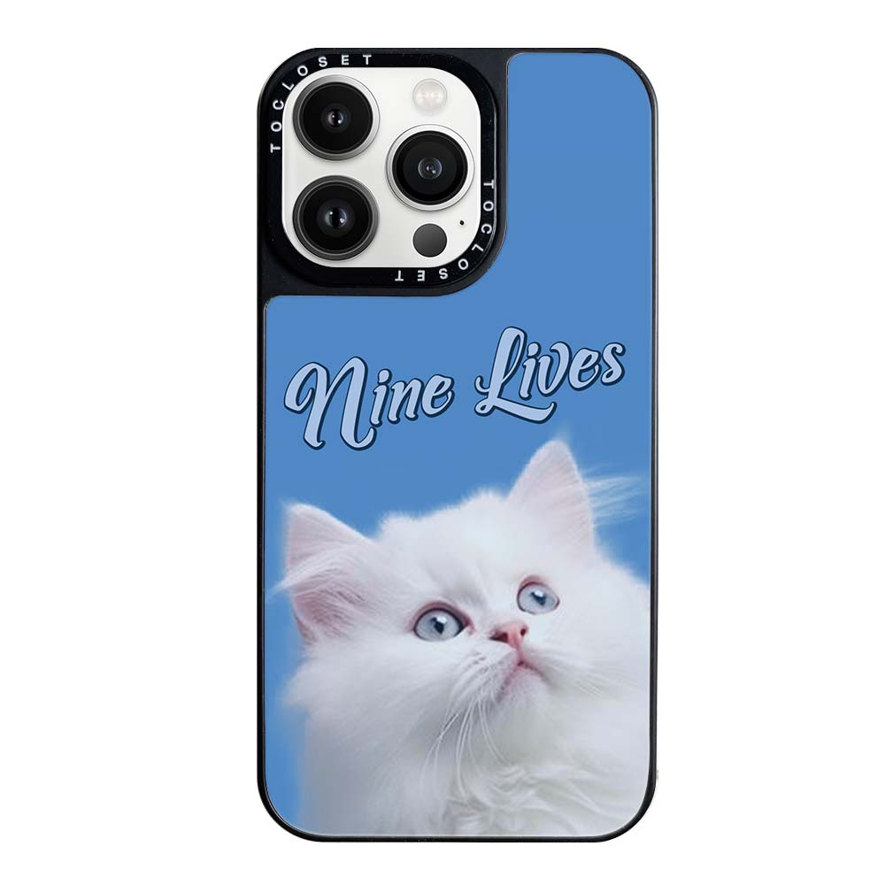 Nine Lives Designer iPhone 14 Pro Max Case Cover