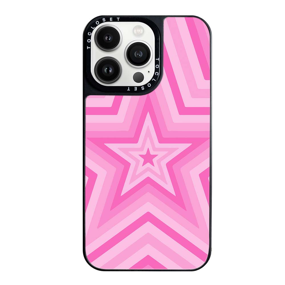 Pink Stars Designer iPhone Case Cover