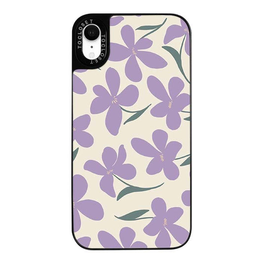 Lavender Designer iPhone XR Case Cover