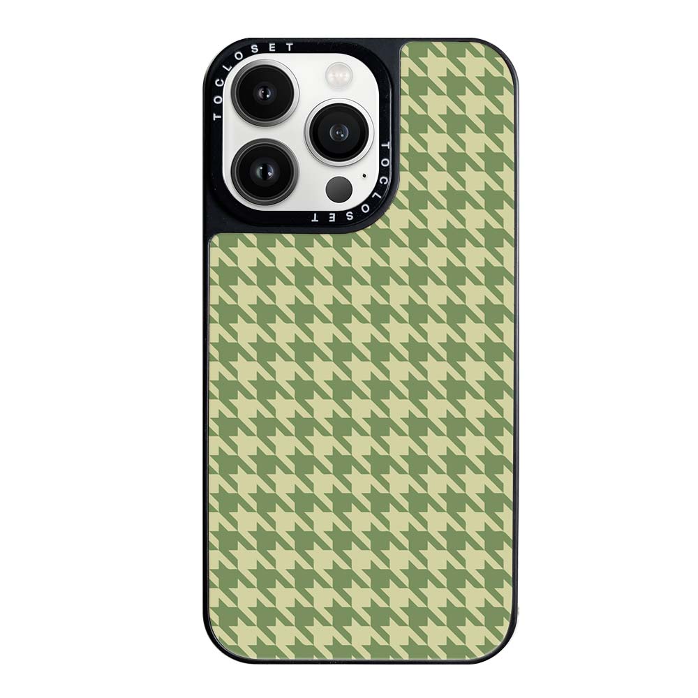 Houndstooth Designer iPhone 16 Pro Case Cover