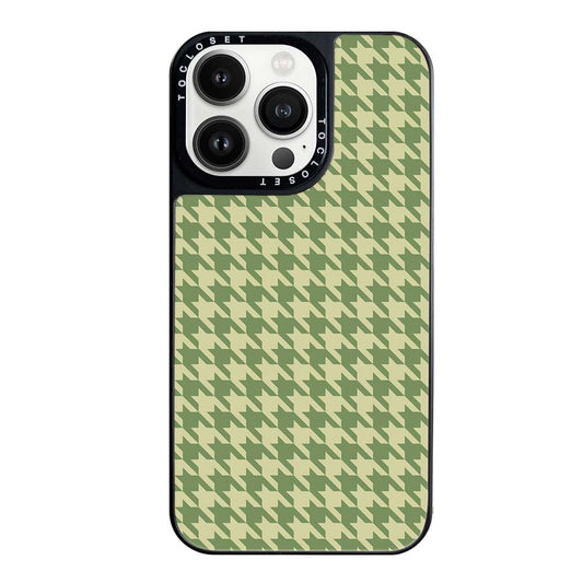 Houndstooth Designer iPhone 16 Pro Case Cover