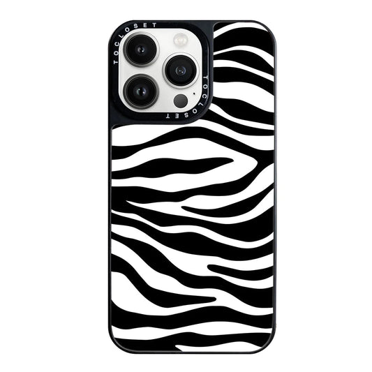 Zebra Designer iPhone 16 Pro Max Case Cover