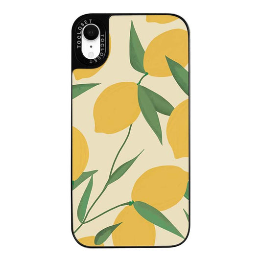 Zesty Lemon Designer iPhone XR Case Cover