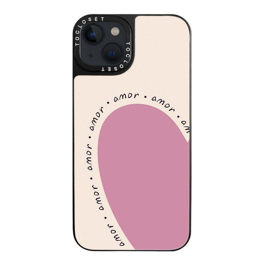 Amor Designer iPhone 15 Case Cover
