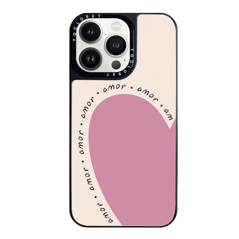 Amor Designer iPhone 14 Pro Max Case Cover