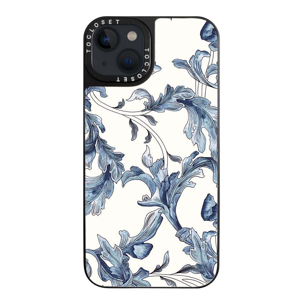 Aqua Mint Designer iPhone 15 Plus Case Cover