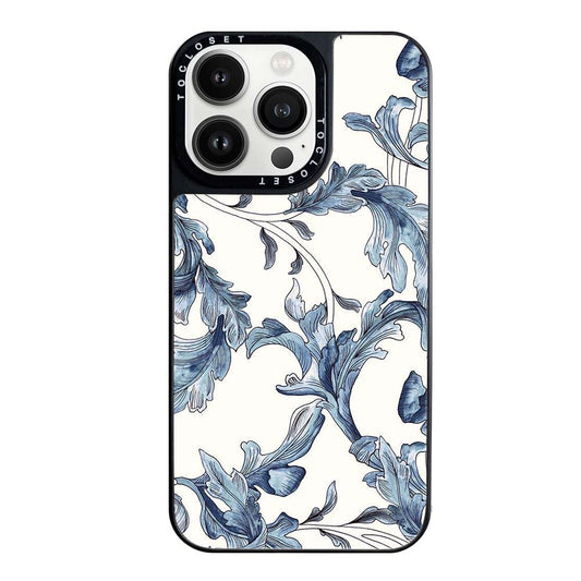 Aqua Mint Designer iPhone 14 Pro Max Case Cover