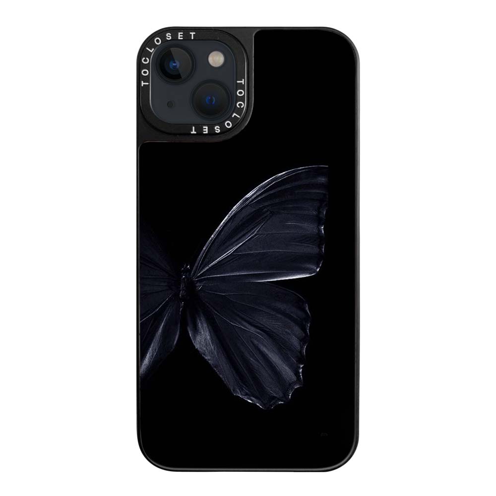 Black Butterfly Designer iPhone 14 Case Cover