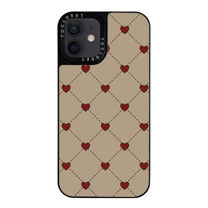 Blissful Hearts Designer iPhone 12 Mini Case Cover